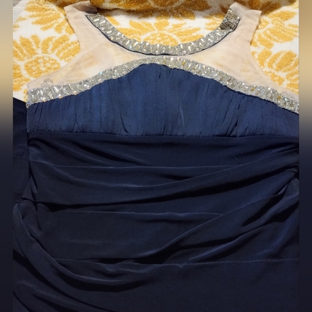 Jodi Kristopher Midnight Blue Gown
